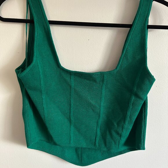 Dynamite Ribbed Corset Top - Picture 5 of 6